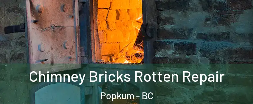 Chimney Bricks Rotten Repair Popkum - BC