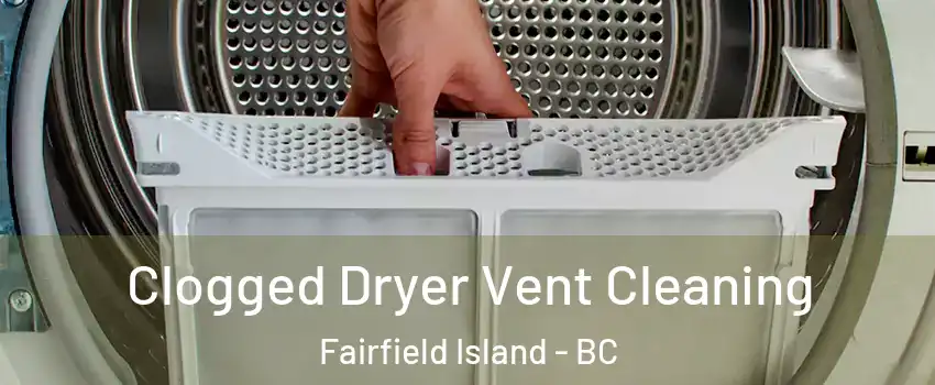 Clogged Dryer Vent Cleaning Fairfield Island - BC