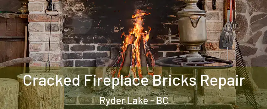 Cracked Fireplace Bricks Repair Ryder Lake - BC
