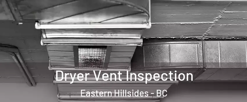 Dryer Vent Inspection Eastern Hillsides - BC