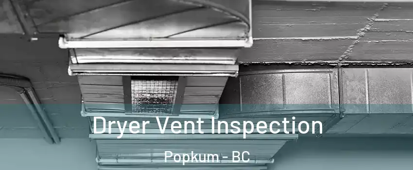 Dryer Vent Inspection Popkum - BC