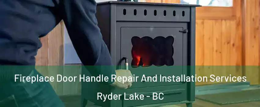 Fireplace Door Handle Repair And Installation Services Ryder Lake - BC