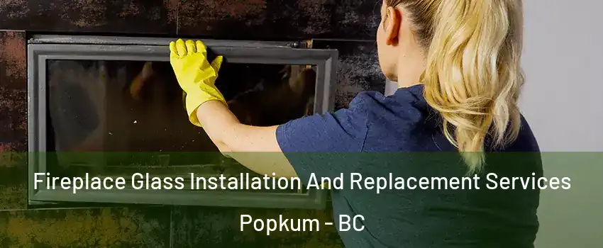 Fireplace Glass Installation And Replacement Services Popkum - BC