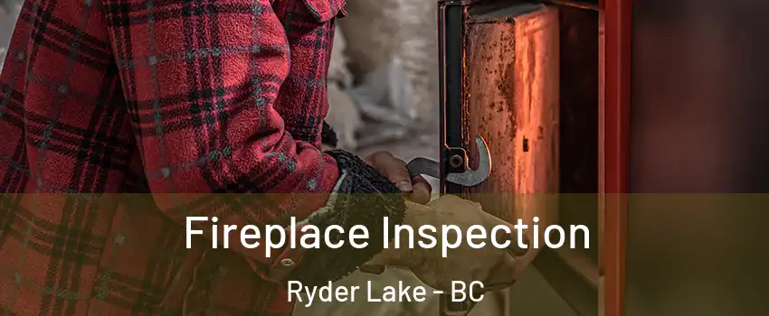 Fireplace Inspection Ryder Lake - BC