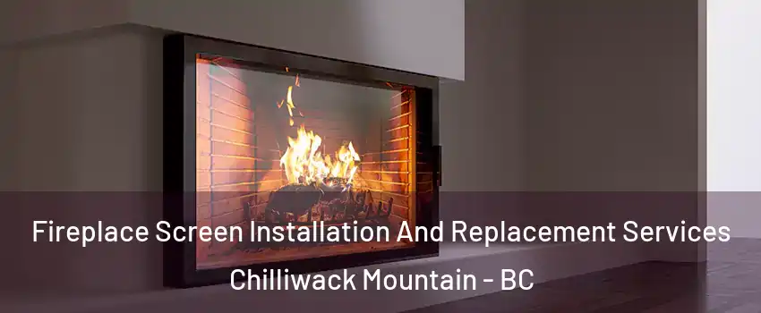 Fireplace Screen Installation And Replacement Services Chilliwack Mountain - BC