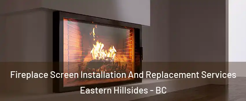 Fireplace Screen Installation And Replacement Services Eastern Hillsides - BC