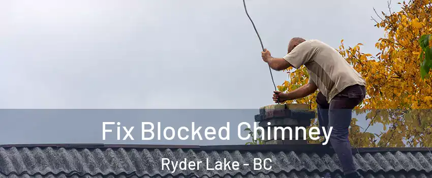 Fix Blocked Chimney Ryder Lake - BC