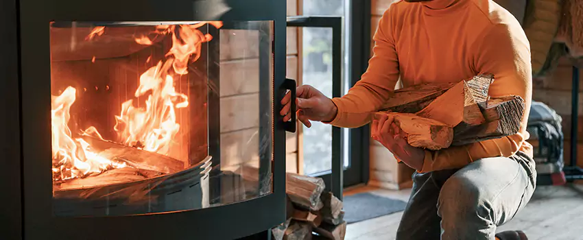 Residential Fireplace Ceramic Glass Installation in Chilliwack, BC