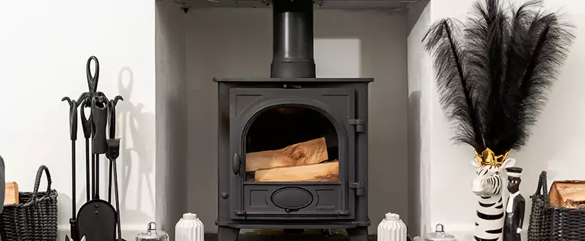 Thelin Hearth Products Providence Pellet Insert Fireplace Installation in Chilliwack, BC