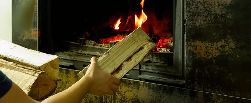 Wood Stove Heat Resistant Wall Repair in Chilliwack, British Columbia