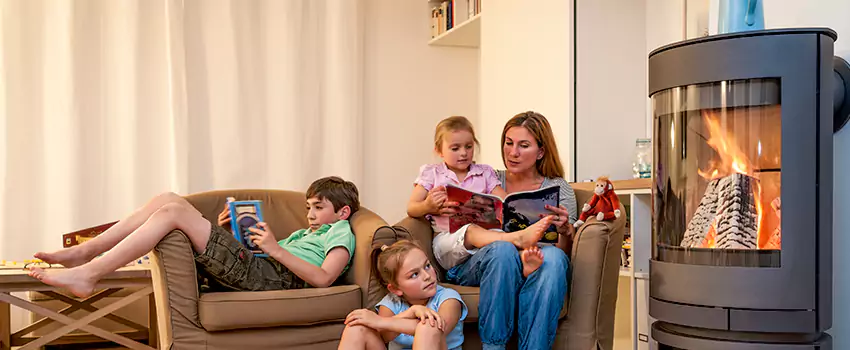 Outdoor Morso Fireplace Broken Screen Replacement in Chilliwack, British Columbia