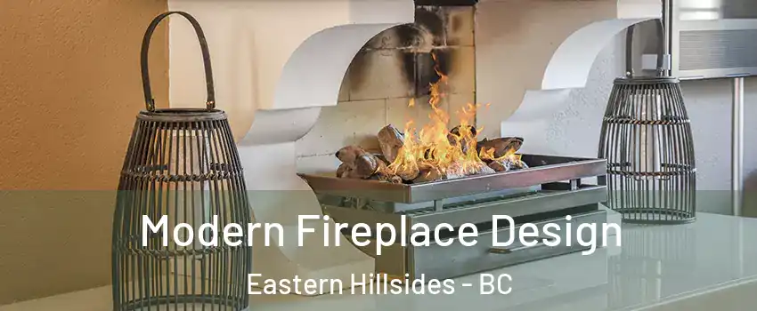Modern Fireplace Design Eastern Hillsides - BC