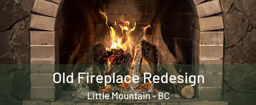 Old Fireplace Redesign Little Mountain - BC