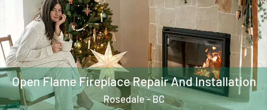 Open Flame Fireplace Repair And Installation Rosedale - BC