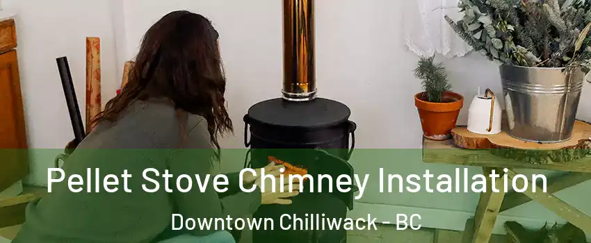 Pellet Stove Chimney Installation Downtown Chilliwack - BC
