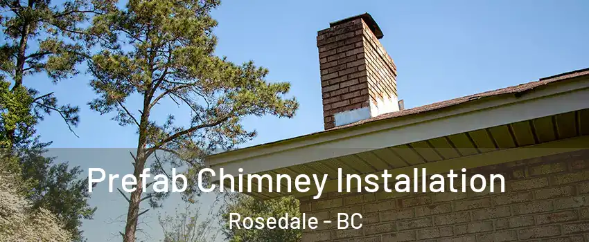 Prefab Chimney Installation Rosedale - BC